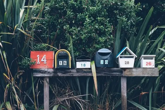 Different mailboxes