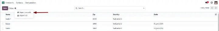 File import action