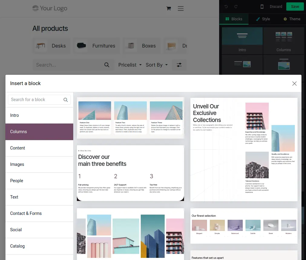 Odoo Website Creation